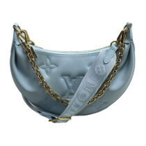 Louis Vuitton Over Moon Shoulder Bag Bubblegram Blue Glacier - Picture 1 of 8